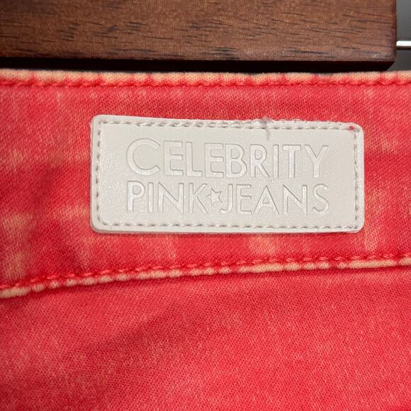 Pink Celebrity Jean Shorts | Style# CJ3502F57  - Teens/Juniors Size 9 - Picture 7 of 10